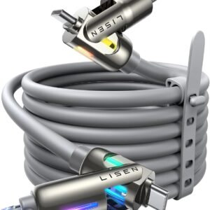 LISEN 4in1 充電ケーブル【2M, 最大240W】
💰2399円 → 1199円
💰2399円 → 1199円