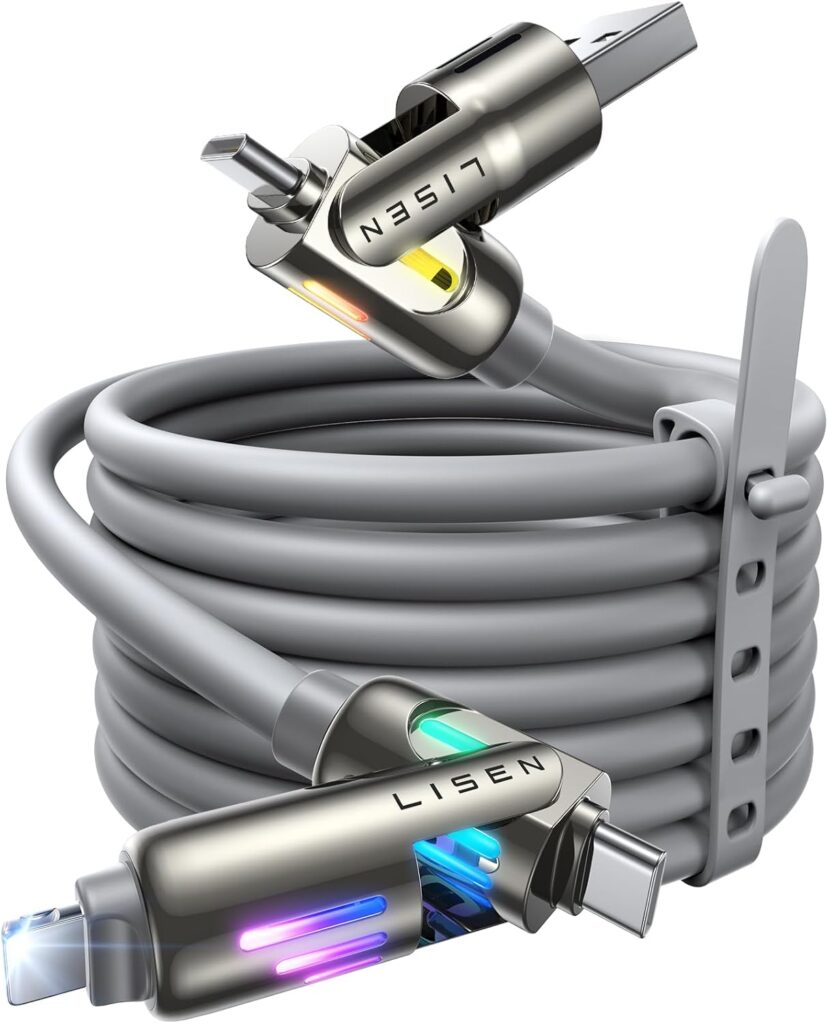 LISEN 4in1 充電ケーブル【2M, 最大240W】
💰2399円 → 1199円
💰2399円 → 1199円