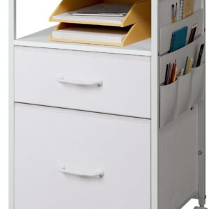 🔥人気白シンプル DEVAISE 2 段ファイルキャビネット、50% オフで 2000 円🔥 布製ファブリック製、キャスター付き・サイドポケット付き。二段二杯 / 三段三杯可選、A4 ファイル対応。移動便利、サイドワゴン / プリンター台兼用の実用的サイドチェスト。
💰5600円 → 2250円