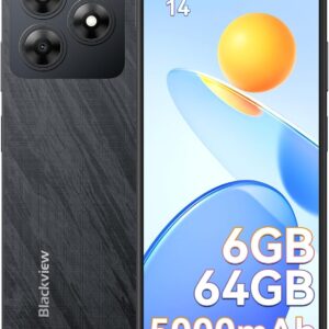 【SIMフリー＆技適認証済】Blackview Wave8C スマホ 4G対応 Android 14 Go搭載 日本版｜6GB RAM+64GB ROM（2TB拡張可能）｜6.56インチ大画面｜8MP+13MPデュアルカメラ｜5000mAh大容量バッテリー｜顔認証/GPS対応
💰15900円 → 10354円