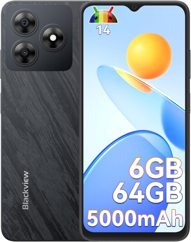 【SIMフリー＆技適認証済】Blackview Wave8C スマホ 4G対応 Android 14 Go搭載 日本版｜6GB RAM+64GB ROM（2TB拡張可能）｜6.56インチ大画面｜8MP+13MPデュアルカメラ｜5000mAh大容量バッテリー｜顔認証/GPS対応
💰15900円 → 10354円