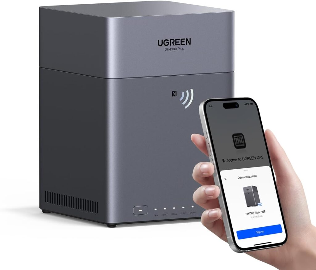 UGREEN NAS DH4300Plus 4ベイ デスクトップNAS 8GB LPDDR4X RAM ​​2.5GbE 自動バックアップ ​​NFCワンタッチ接続
💰59880円 → 44910円
💰59880円 → 44910円
💰59880円 → 44910円
💰59880円 → 44910円
💰59880円 → 44910円