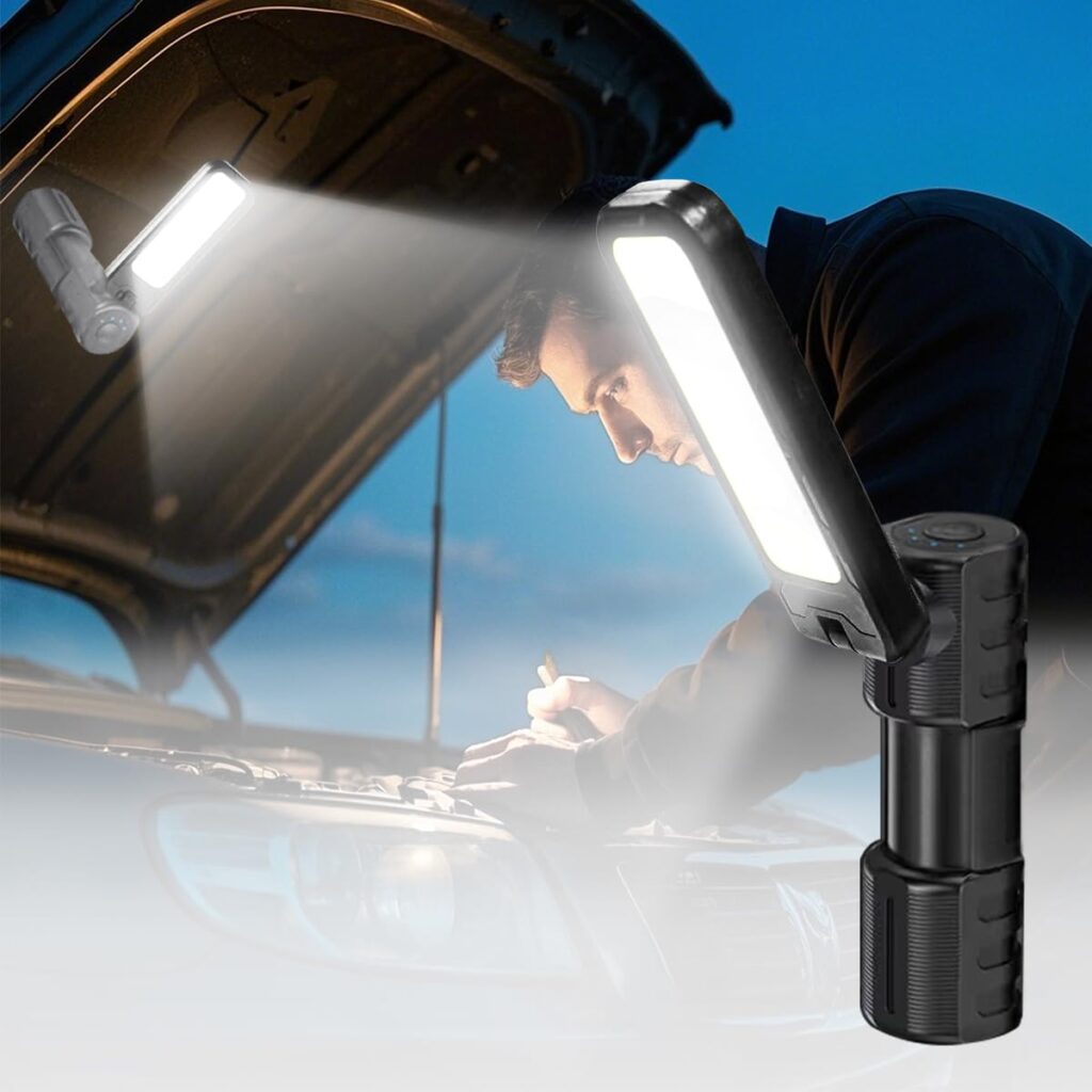 LETOUR LED作業灯 ワークライト 強力COBライト 折り畳み式 USB充電式 残量表示 マグネット付き 上下前後180°角度調整
💰1740円 → 870円
💰1740円 → 870円