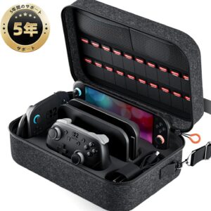 【Switch 2 ケース対応】 COOWPS Switch 2 ウルトハード収納ケース フェルト素材 持ち運び便利 防水 防塵 防汚 耐衝撃 全面保護 ゲームカード20枚収納可能 大容量 な収納力 キャリングケース 【スティックカバー *4個付属】
💰6499円 → 2599円
💰6499円 → 2599円