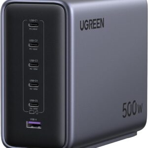UGREEN 500W 充電器 type-c 卓上 急速【単ポート最大240W 高出力】GaN PD3.1 240W 6ポート:5×USB-C 1×USB-A 6デバイス
💰29980円 → 23984円
💰29980円 → 23984円
💰29980円 → 23984円
💰29980円 → 23984円