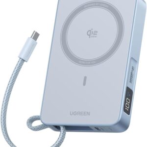 UGREEN MagFlow Qi2 25W 認証 モバイルバッテリー (10000mAh・30W) USB-Cケーブル内蔵 iPhone17-16シリーズ 25W Magsafe対応
💰9580円 → 6484円
💰9580円 → 6484円
💰9580円 → 6484円
💰9580円 → 6484円