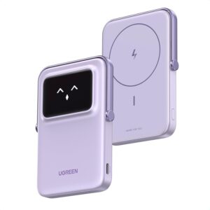 UGREEN Uno モバイルバッテリー （5000mAh 7.5W ）Qiマグネット式ワイヤレス充電対応 軽量 小型 折畳式スタンド付き TFTスクリーン
💰3980円 → 3075円
💰3980円 → 3075円
💰3980円 → 3075円
💰3980円 → 3075円
💰3980円 → 3075円
💰3980円 → 3075円
💰3980円 → 3075円
💰3980円 → 3075円