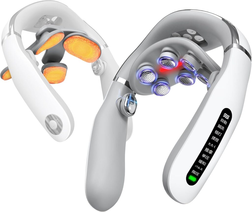 ネックケア 首 リラクゼーション器 【次世代 首/肩 両対応】業界初 マグネット式 2種交換ヘッド 深く広く EMS&TENS 振動 温熱 メモリー機能 静音モード 10種類モード 19段階強度 1200ｍAh 日本語音声ガイド 人間工学設計 Type-C充電式 軽量 ネックリリラックス
💰3999円 → 8999円
💰3999円 → 8999円
💰3999円 → 8999円