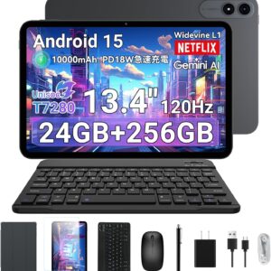 【ブラックフライデー限定！】TABWEE T60pro 13インチFHD+ 120Hz24GB+256GB+2TB拡張 キーボード/マウス/タッチペン/フィルム/専用ケース付き
💰38900円 → 28499円 ポイント: 285
💰38900円 → 28499円 ポイント: 285
💰38900円 → 28499円 ポイント: 285