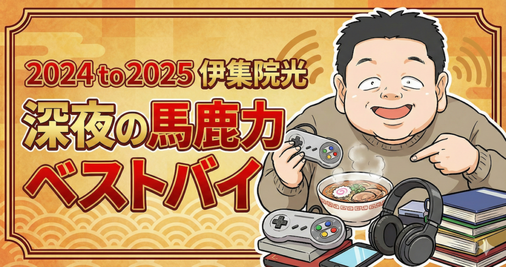 2024 to 2025 伊集院光深夜の馬鹿力ベストバイ